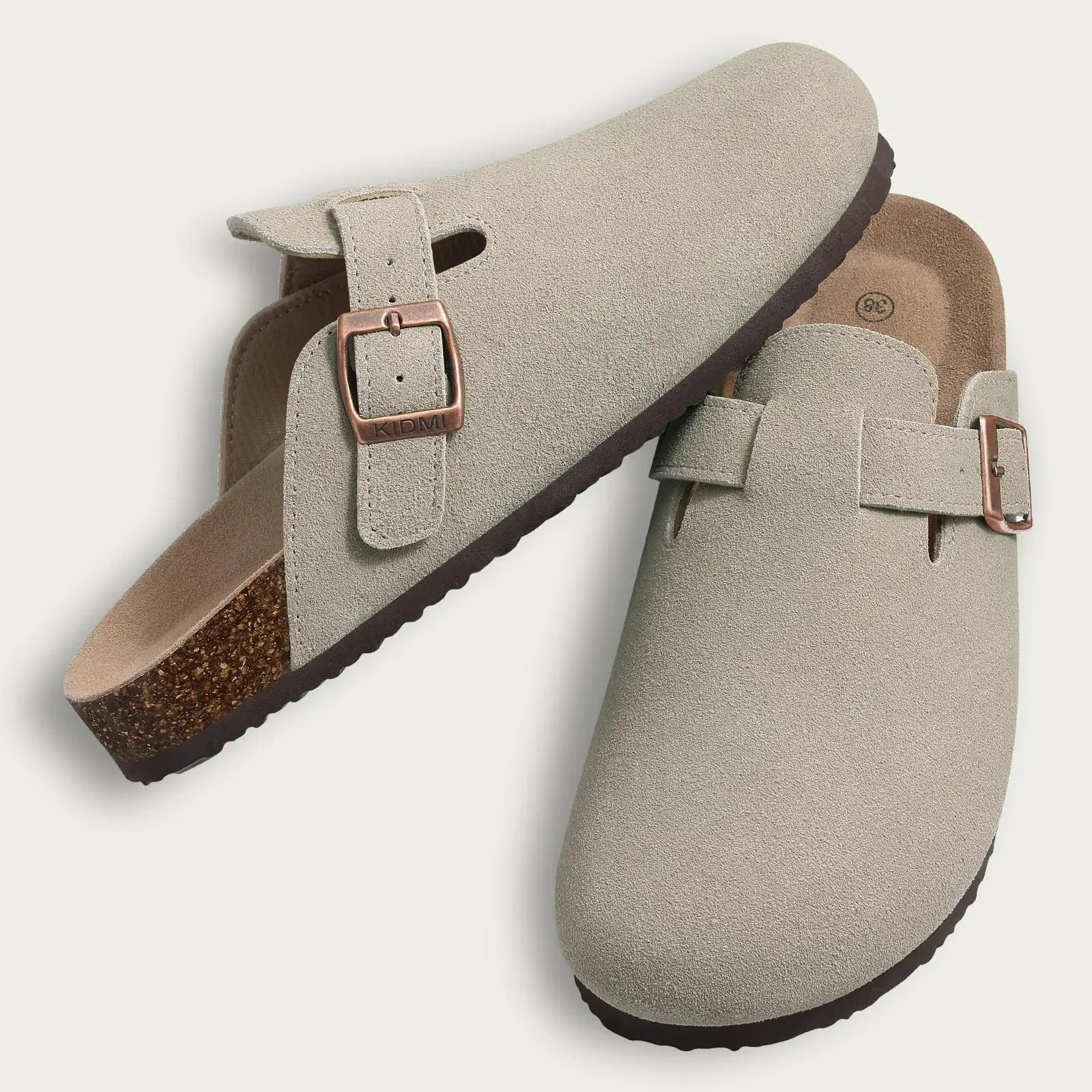 Kavos Suede Clog Sandals | Antislip Arch Support Mules