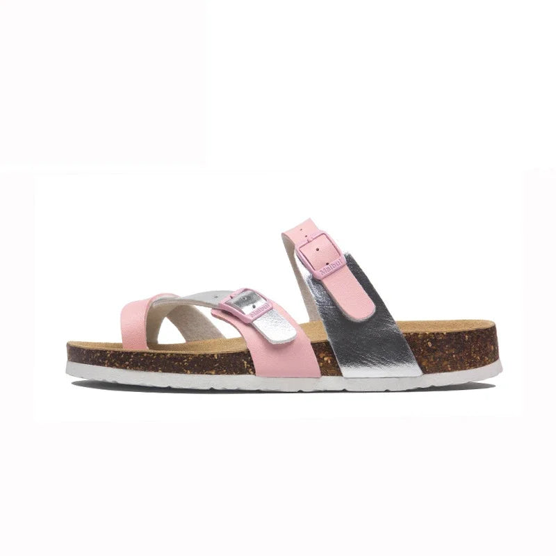 Leather Toe Loop Sandals | Women’s Minimal Back Strap