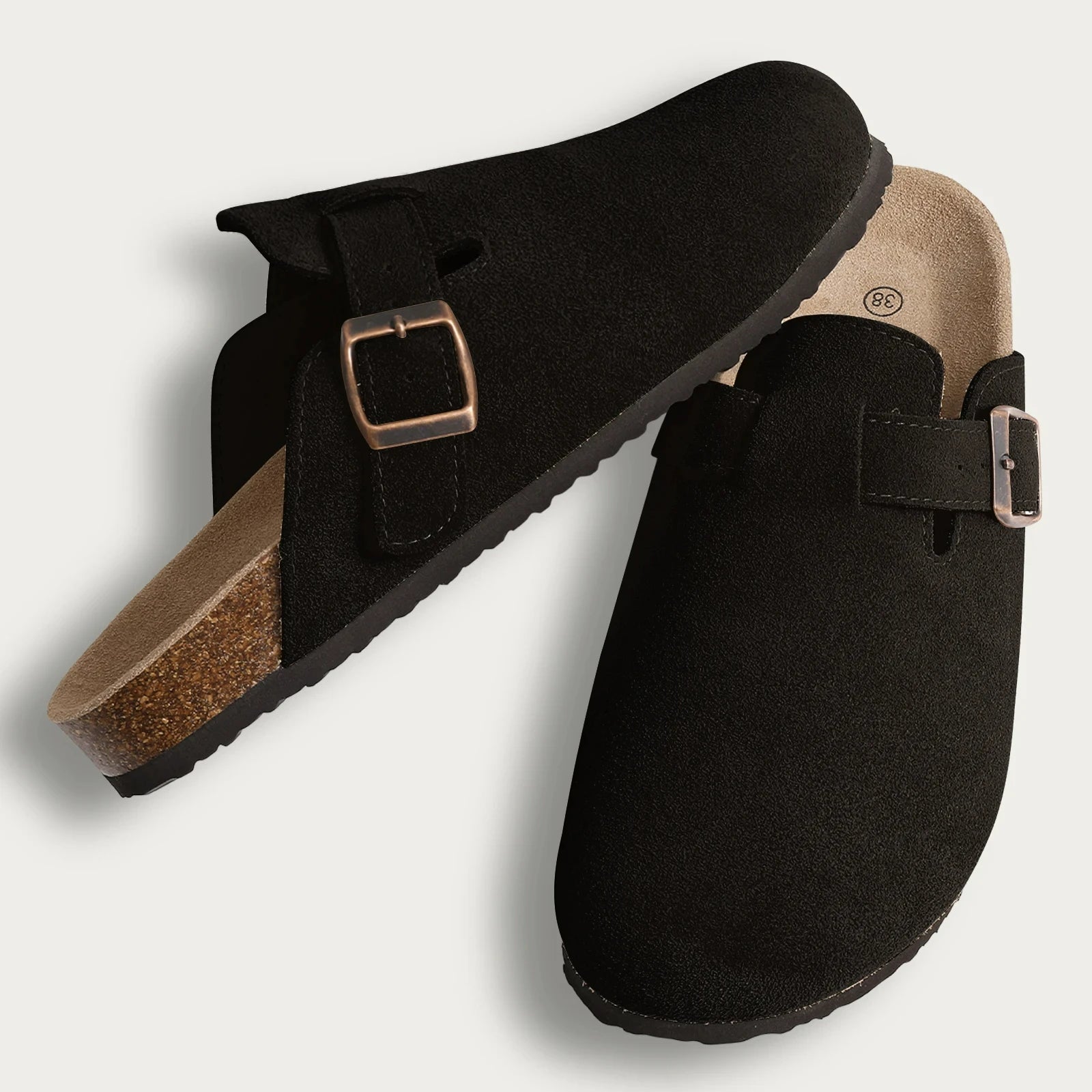 Kavos Suede Clog Sandals | Antislip Arch Support Mules