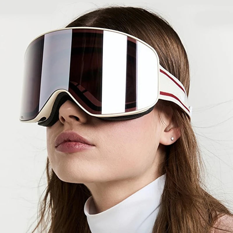 Women's Ski Goggles Mirrored Snow Antifog by Kavos