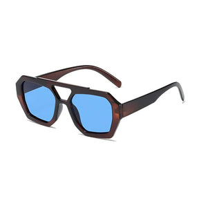 Acetate Sunglasses Sardenha, Kavos, brown and blue