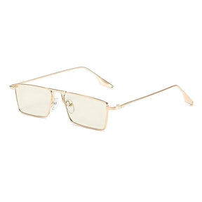 Rectangular Sunglasses Zaq, side, gold