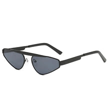 Metal Sunglasses Lu, unisex, kavos, front, black