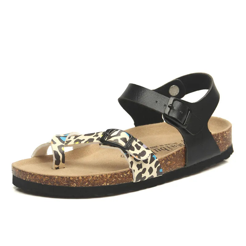Women’s Birkenstock Leather Sandals – Toe Loop, Adjustable & Soft-Footbed