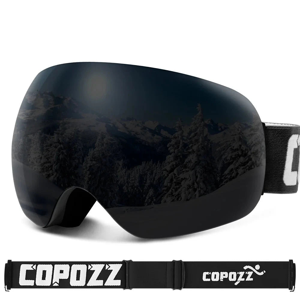 KAVOS ANTI-FOG SKI SNOW GOGGLES SET