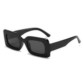 Rectangular Sunglasses Maragogi, womens sunglasses, side, black