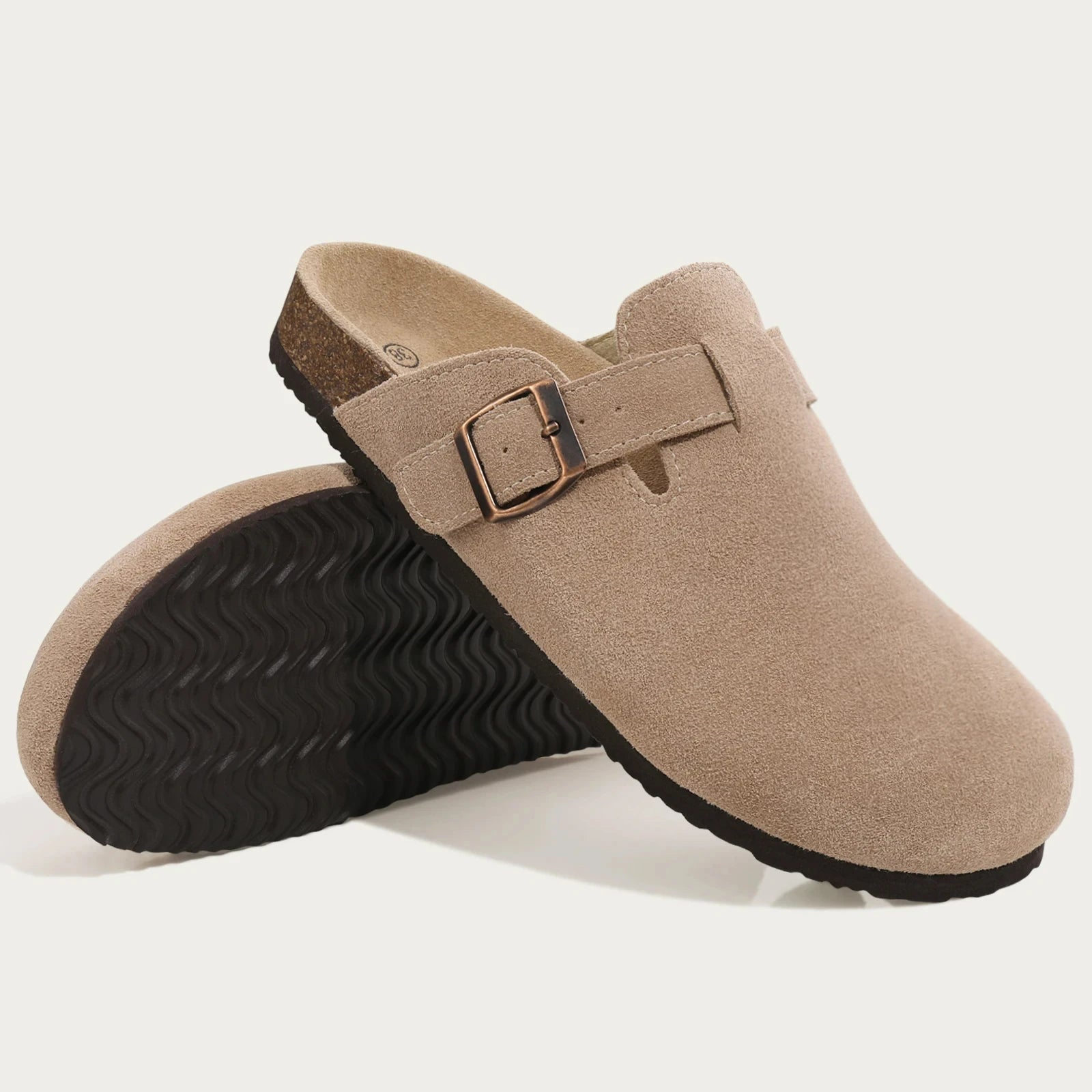 Suede Clogs Sandals | Antislip With Arch Support