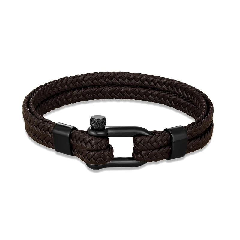 Pulseira Masculina, Male bracelet, Pulseira, bracelet, Men's leather bracelet, leather bracelet, Pulseira Masculina couro, Prata 925, 925 silver