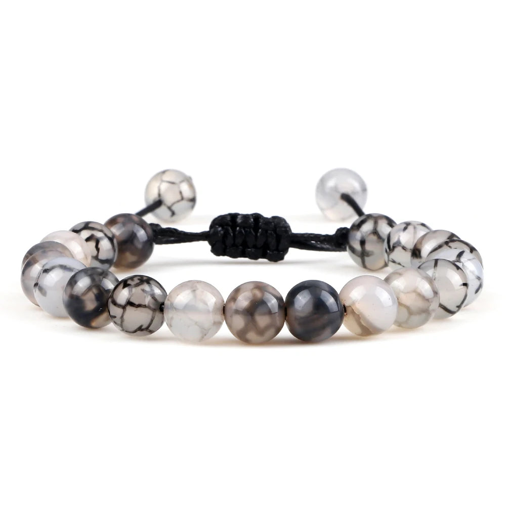 Beaded Bangle Kavos - for men - lunar