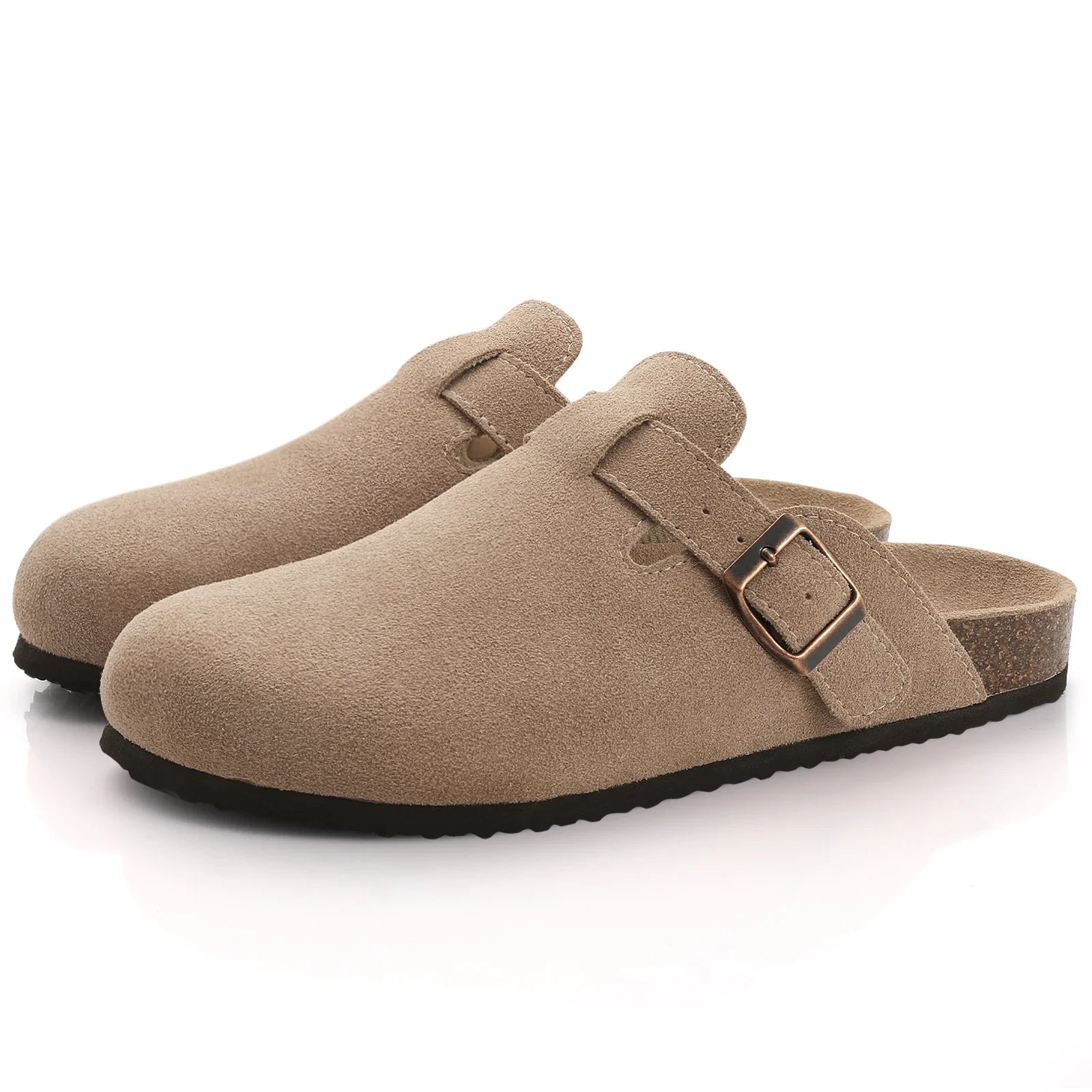 Kavos Suede Clog Sandals | Antislip Arch Support Mules