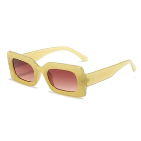 Rectangular Sunglasses Maragogi, womens sunglasses, side, green