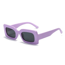 Rectangular Sunglasses Maragogi, womens sunglasses, side, purple