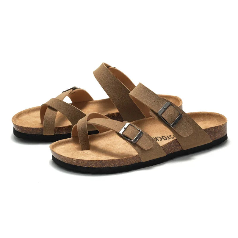 Women’s Birkenstock Suede Leather Cross Strap Sandals