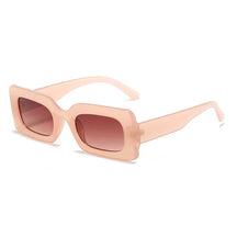 Rectangular Sunglasses Maragogi, womens sunglasses, side, tea