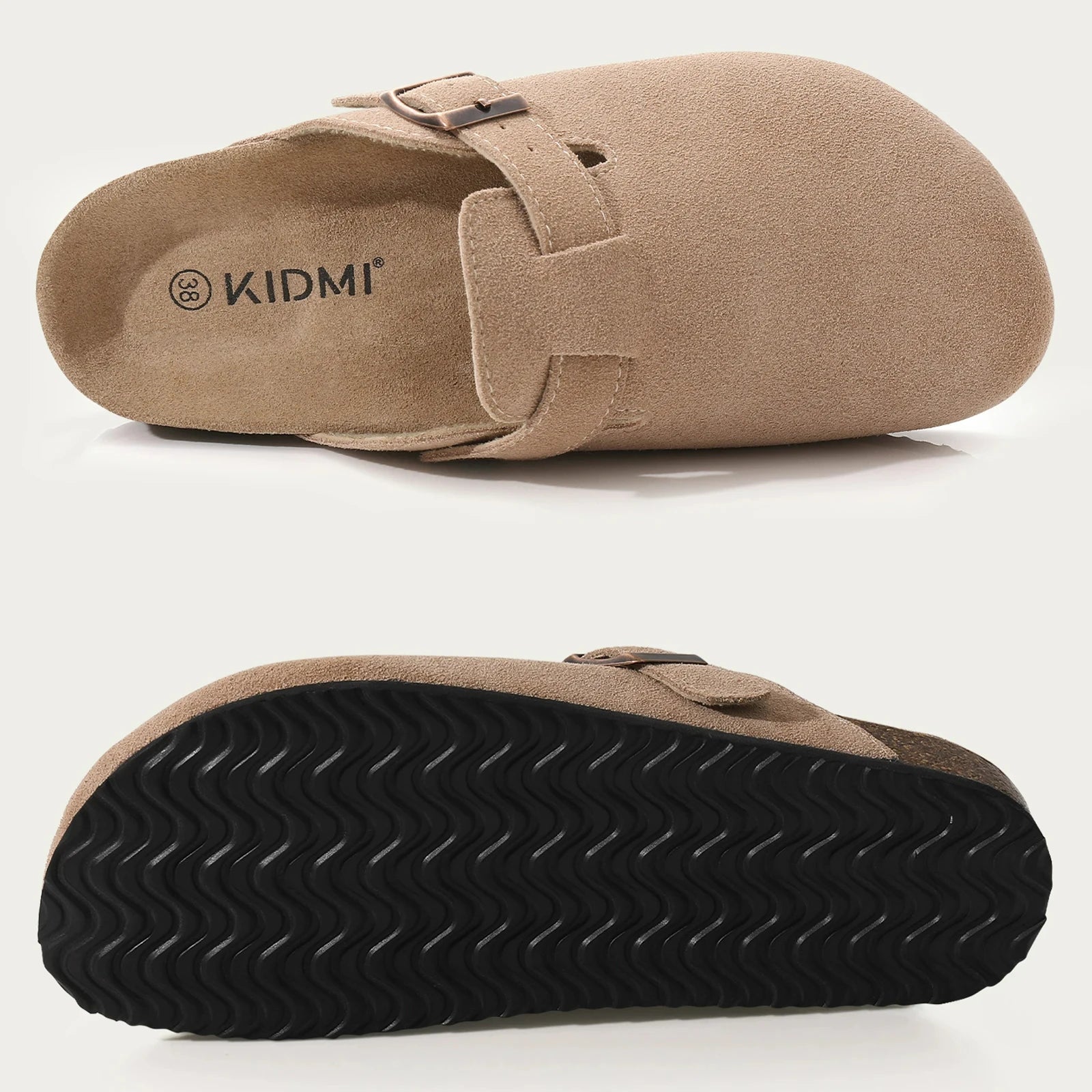 Kavos Suede Clog Sandals | Antislip Arch Support Mules