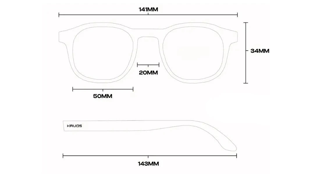 Rectangular Sunglasses Luna, men and women sunglasses, measurements