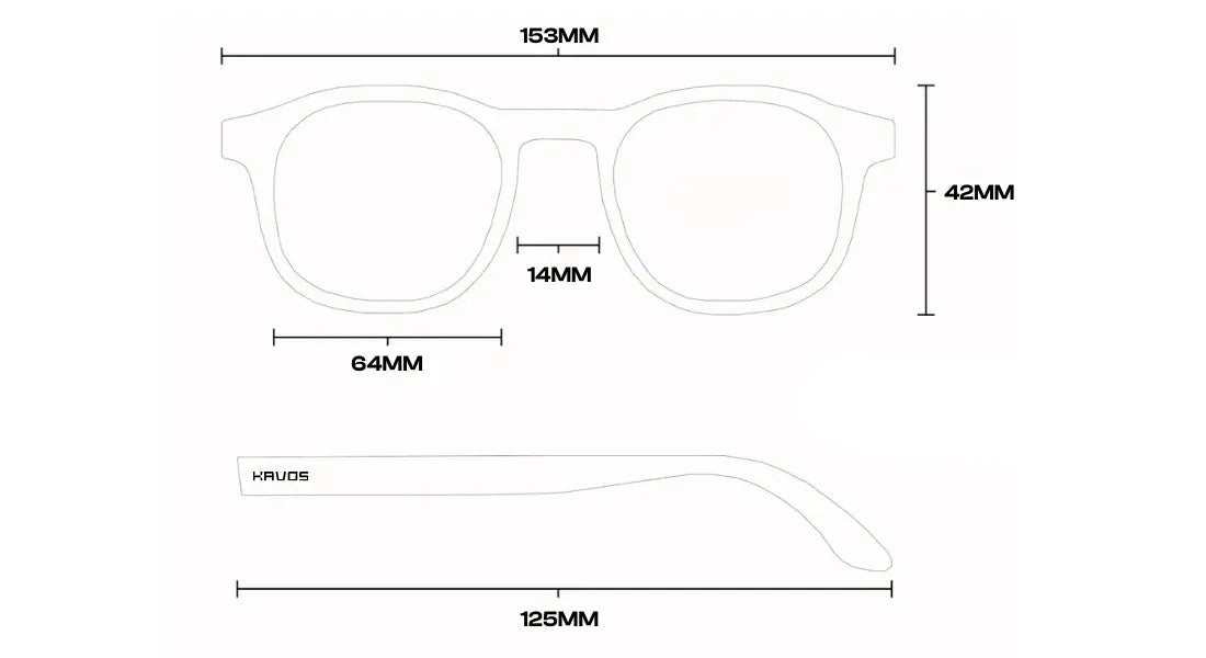 Rectangular Sunglasses Pythia, women and men sunglasses, measurements