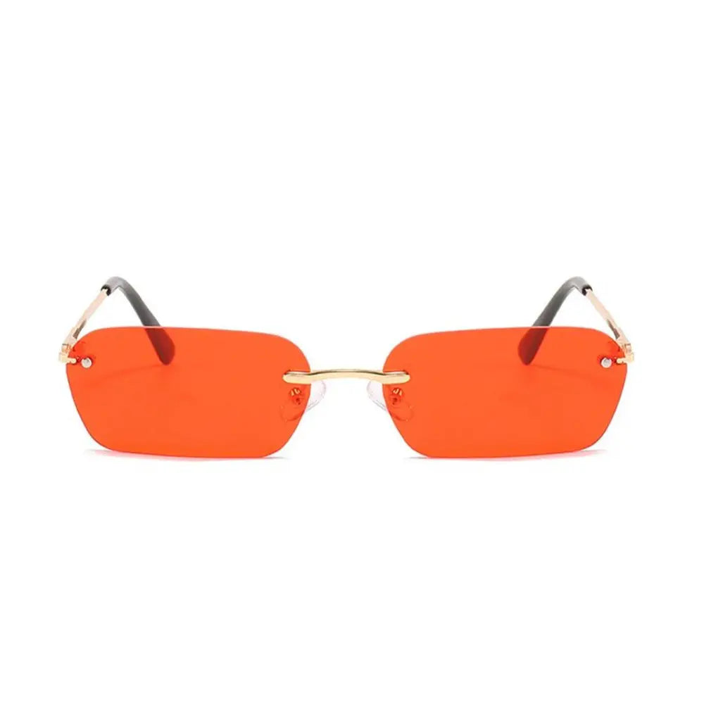 Rectangular Sunglasses Portofino, women and men sunglasses, metal, front