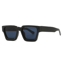 Square Sunglasses Vintage, unisex, side, black