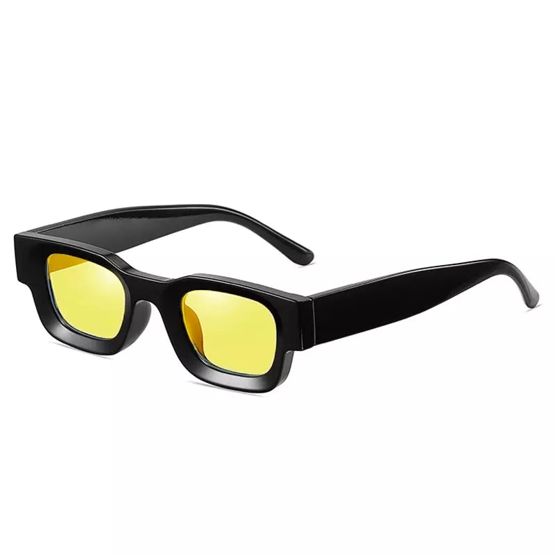 Polarized Sunglasses Trancoso, women and men sunglasses, side, yellow lenses