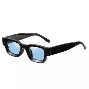 Polarized Sunglasses Trancoso, women and men sunglasses, side, blue lenses