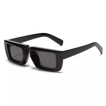 Rectangular Sunglasses Elysium, men and women sunglasses, acetate, side, black