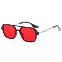 Women Sunglasses Positano, women and men sunglasses, side, red lenses